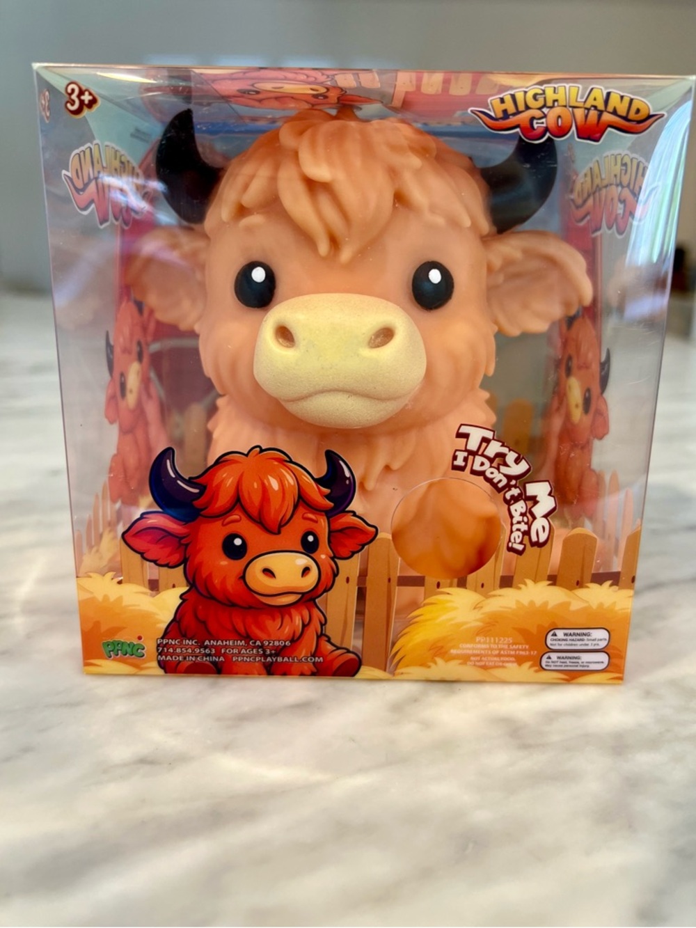 Viral Squishy Highland Cow from Five Below! NEW & UNOPENED!